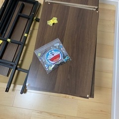【中古品】ヴィンテージテイストのごみ箱上ラック ワイド ニトリ の画像