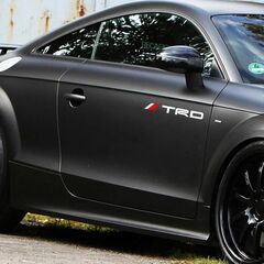 2枚セット TRD トヨタ TOYOTA ステッカー デカール 30cm サイド ウインドウ ホワイト 白 GRの画像