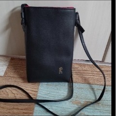 新品　ロベルタ　ディカメリーノポーチ黒の画像