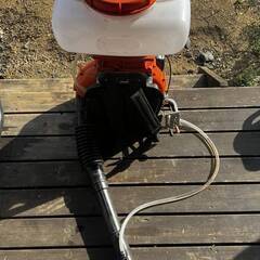 背負式エンジン噴霧器 動力噴霧器 20Lタンク 3WF-3A 使用回数2回の画像