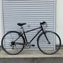 ☆前タイヤ良品後ろタイヤ新古☆ 700型　クロスバイク　防犯登録...