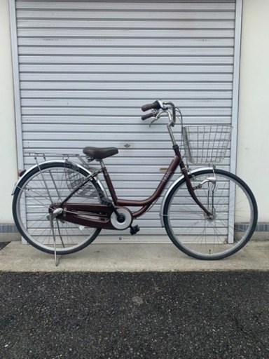 ☆前後タイヤ良品☆ 26型 内装3段 LEDオートライト 軽快車　防犯登録料込‼︎