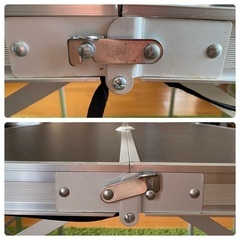 キャンプ用品　テーブル　ベンチの画像