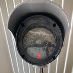 お値下げ中　ダミーカメラ　未使用品　開封済み　シルバー　ソラー発電の画像