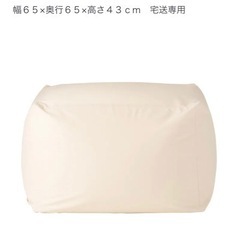 ⭐︎お話し中⭐︎人をダメにするソファ　ビーズクッション　無印の画像