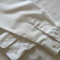 ☆お値引き☆school shirts白カッターシャツ☆180cm中古の画像