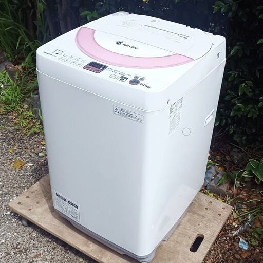 ★美品！動作保証！お届け可！★　シャープ 6.0㎏ 全自動洗濯機  ES-GE60N