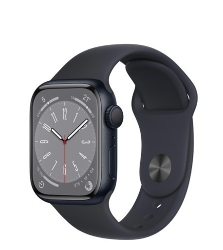 Apple Watch Series8 45mm GPSモデル　ミッドナイト　スポーツバンド