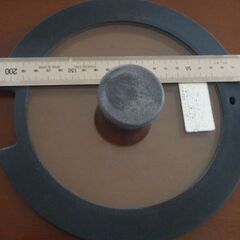 ガス代節約に  アイリスオーヤマ フライパンガラス蓋 ふた  26cm  20cm  2個セットの画像