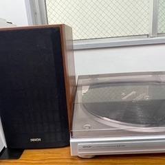 ミニステレオ+レコードプレイヤー※ 直接引き取りの方でお願いします。の画像