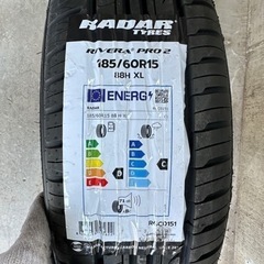 新品未使用 185/60R15 サマータイヤ ホイールセット Radar Rivera Pro 2 4本セットの画像