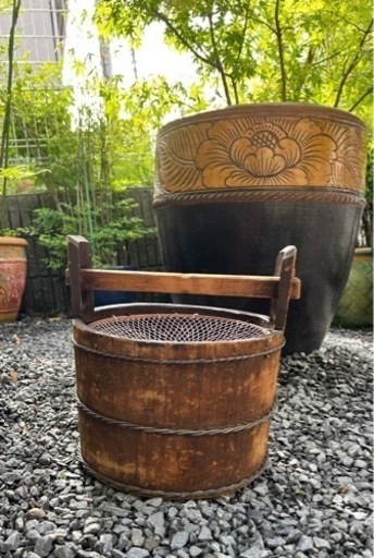 魚籠　アンティーク　花器として使用可能