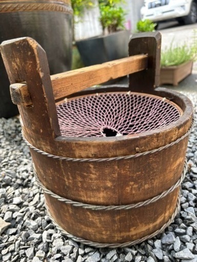 魚籠　アンティーク　花器として使用可能