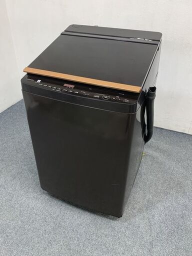 高年式!2021年製!TOSHIBA/東芝 ZABOON/ザブーン 全自動洗濯乾燥機 10kg/5.0kg AW-10VH1 グレインブラウン 中古家電 店頭引取歓迎 R7167)