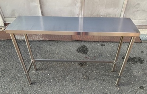 業務用 作業台 調理台 幅1200×奥行300×高さ845(mm) 厨房機材 飲食店 キッチン 厨房機器 店舗用品 洗い場 直接引き取り可能 大阪発