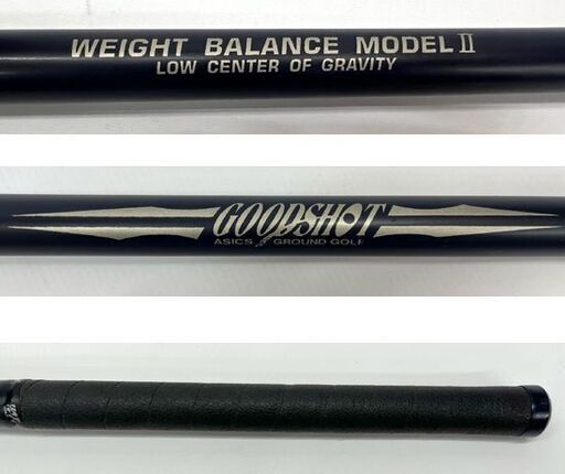 アシックス asics グランドゴルフクラブ 全長約83.5cm GOODSHOT WEIGHT BALANCE MODELⅡ グラウンドゴルフ ケース付き ☆ 札幌市 豊平区 平岸