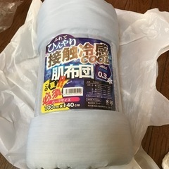 断捨離中 ハーフサイズ 接触冷感 肌布団