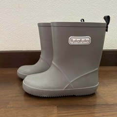 * 子供用 長靴 グレーベージュ 17cm レイン