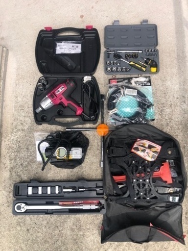 【交渉中です】電動インパクト、12Vエアーコンプレッサー他まとめて