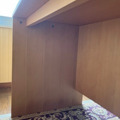 机　無印良品　シンプル　学習机にもの画像