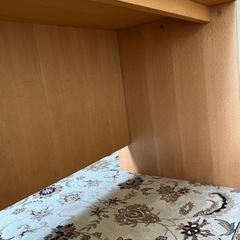 机　無印良品　シンプル　学習机にもの画像