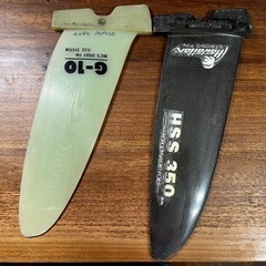 スラロームフィン  カーボン35㎝  ➕G10 33㎝  パワー...