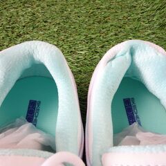 【おみせっち】【各サイズ】訳あり新品 SKECHERS GOLF 撥水加工 スパイクレスゴルフシューズ ホワイト×マルチ 5GEN GOGAMAX スケッチャーズ 定価9,900円の画像
