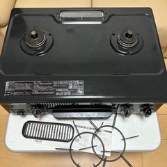 パロマ ガステーブル 片面焼グリル ニュートラルグレー IC-N36BS-L-12A13の画像