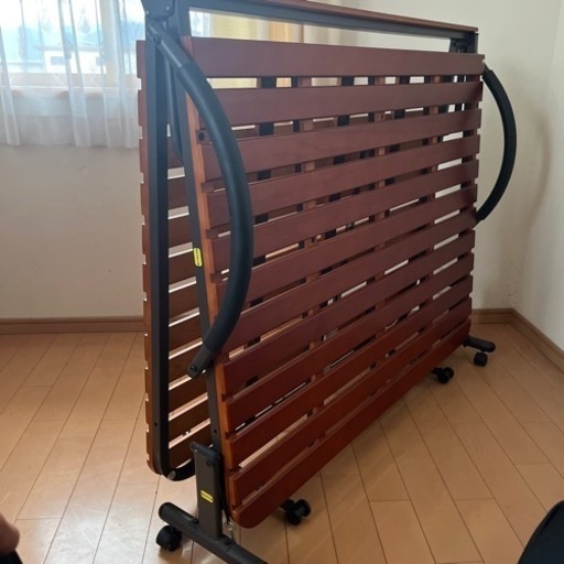 すのこ セミダブル 折りたたみ ベッド