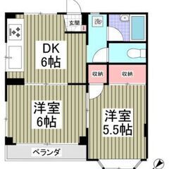 【2DK】敷金礼金ゼロ！初期費用安い✨総武本線「四街道」駅 徒歩...
