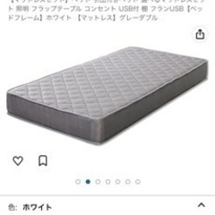 【引き取り予定者決定】ダブルベッド マットレス付きの画像