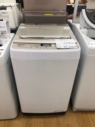 ★ジモティ割あり★ ハイセンス 洗濯機  7.5kg 18年製 動作確認／クリーニング済み SJ2351