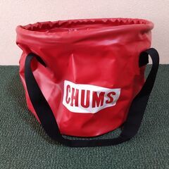 【値下げ】CHUMS(チャムス) バケツ 30L レッド＆YOGOTOクッキングツールボックスの画像