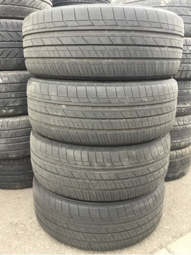 美品 レクサスLS等 社外アルミホイール バリ溝 最新 235/50R18 TOYO 4