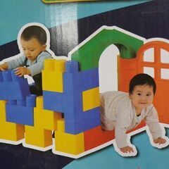 知育玩具 全身でブロック 入って遊べるセット 1歳～ ピープル 全23パーツ おもちゃ 室内用 大型 軽量　西岡店の画像