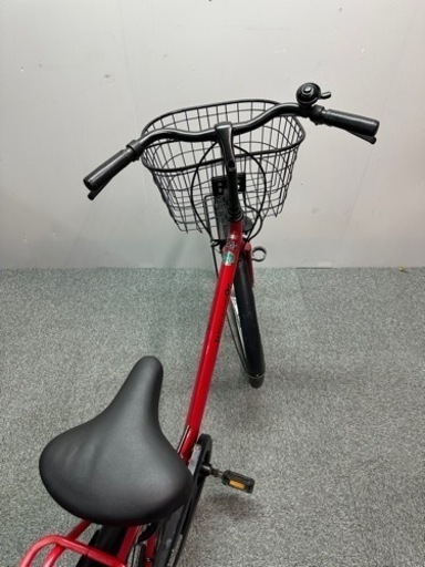 【取引中】ママチャリ　レッド系　27インチ