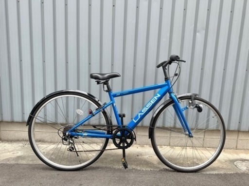【T22】スポーツ車　変速6段　ブルー系　27インチ