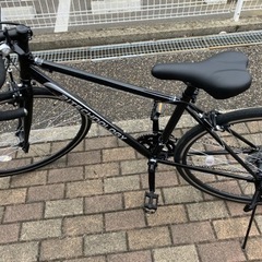 ドロップハンドル ロードバイク 組み立て済み ほぼ新品 ブラック 大人