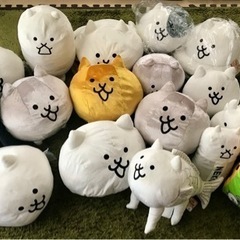 にゃんこ大戦争　BIGぬいぐるみ17体