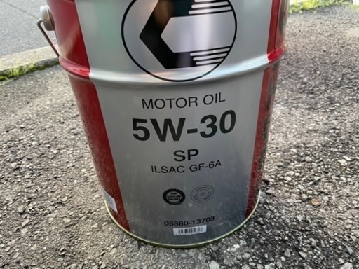 売約済み　トヨタ　キャッスル　5w-30   18Ｌ