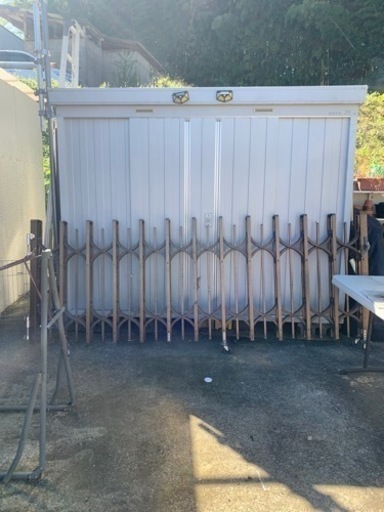 【受け渡し者決定】アコーディオン門扉