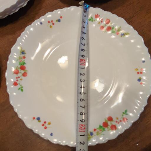 フランス製　強化ガラス食器　iwaki イワキ ファミエット フランボワーズ 22点セット