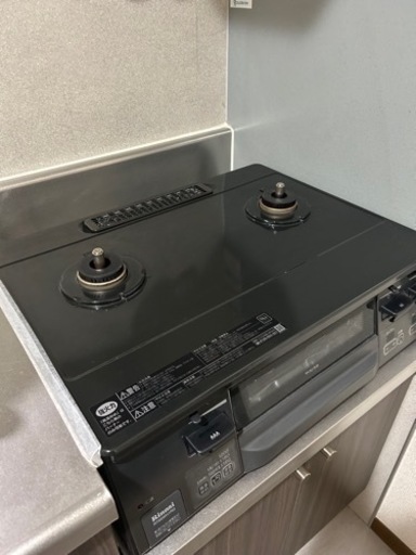 【美品】リンナイ　RT66WH1RG  ガスコンロ（グリル未使用）