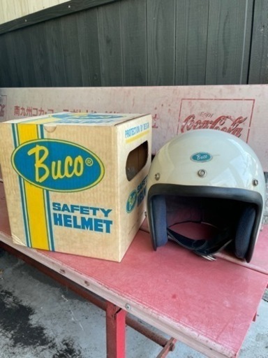 BUCO BLUE LINE GT WHITE LARGE ヘルメット ブコ