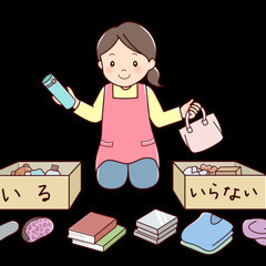 ただただひたすら整理と掃除、ゴミ捨てをしてほしい（日払い）…