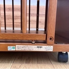 KATOJI ベビーベッド　レギュラーサイズ　ディズニー　キャスター付きの画像