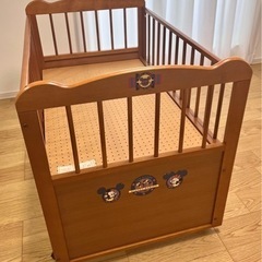 KATOJI ベビーベッド　レギュラーサイズ　ディズニー　キャス...