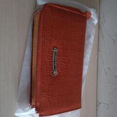 新品 本牛革 クロコダイル調長財布01