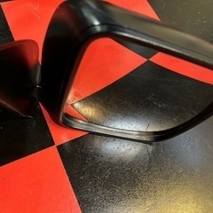 ① ドアミラー サイドミラー ハイエース200系 左右セット　　中古　黒　ブラック　外装　トヨタ　純正品　レジアス　汎用　エアロミラーの画像