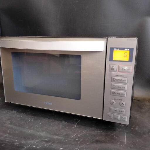 中古品 Haier ハイアール 500/650W ヘルツフリー電子レンジ JM-XP2FH18G 2019年製 フラット 50/60Hz